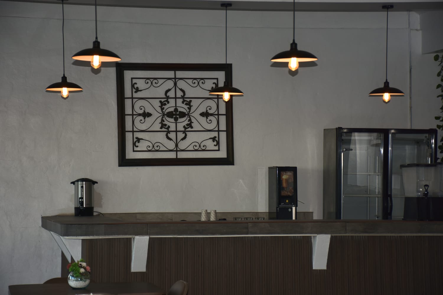 Barra del salón de eventos